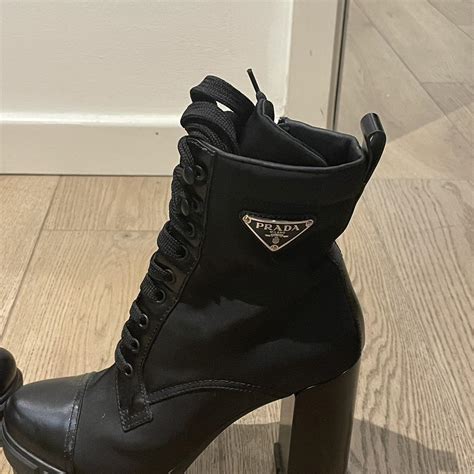 prada black heels 2018|prada heeled boots.